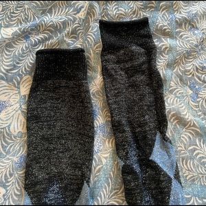 Prada sparkly knee high